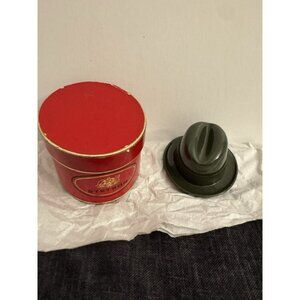 Vintage Stetson Miniature Hat With Box  Fedora Salesman Sample Green OC34